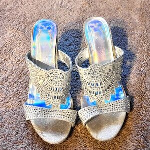 Gem Slip On Heels